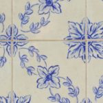 blauwe tegels