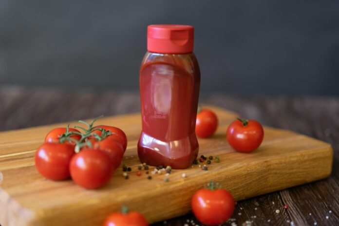 Lactosevrije ketchup huismerk supermarkt