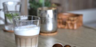 Lactosevrije en melkvrije latte macchiato