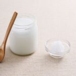 Zelfgemaakte lactosevrije melkvrije kokosyoghurt