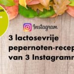 Lactosevrije pepernoten recept Instagram