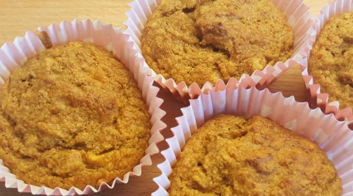 Lactosevrije wortelmuffins met noten en honing lactosevrij glutenvrij