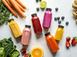 Lactosevrije smoothies van het huismerk van de supermarkt albert heijn jumbo plus