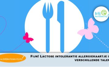 lactose intolerantie allergenenkaartje allergiekaartje talen