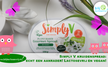 simply v kruidenspread lactosevrij vegan glutenvrij