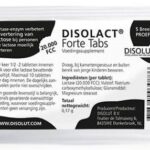 proefverpakking disolact forte tabs 20000 fcc lactase tabletjes