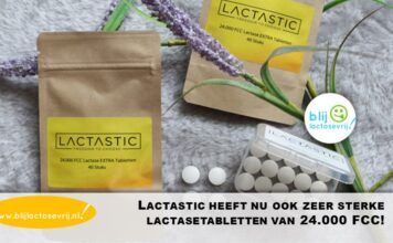 Lactastic heeft nu ook zeer sterke lactasetabletten van 24.000 fcc